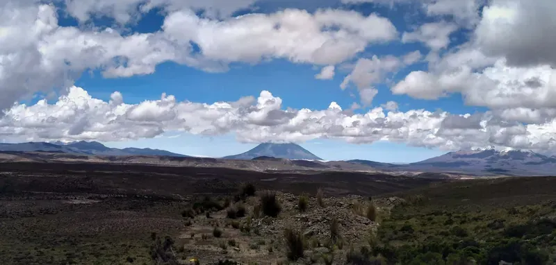Immensity of the Andean mountains