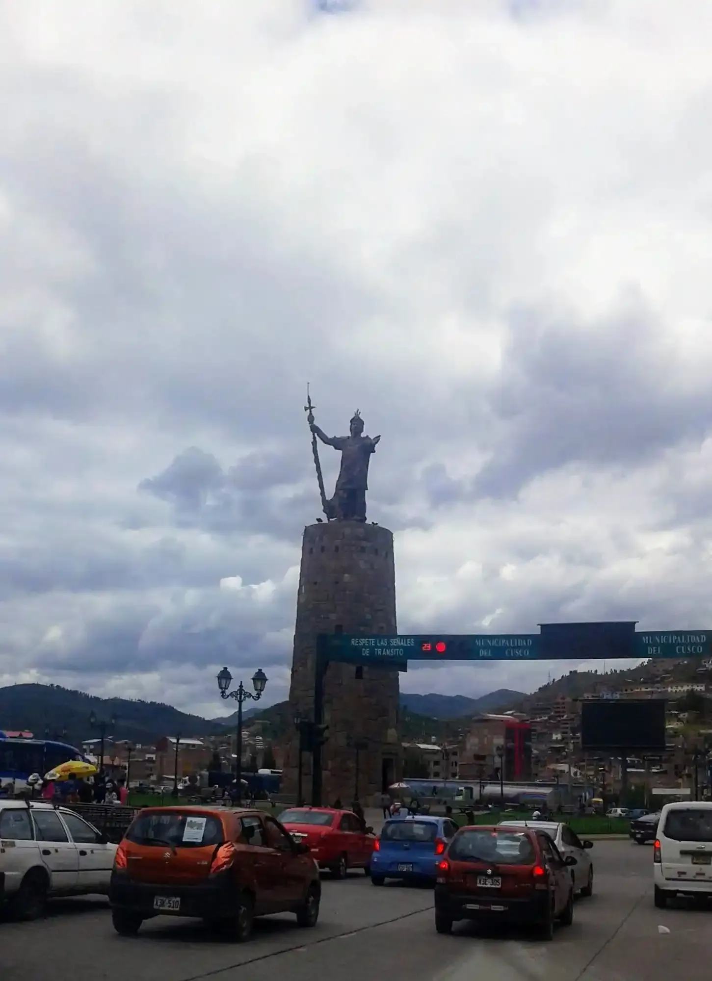 Rainy arrival in Cusco