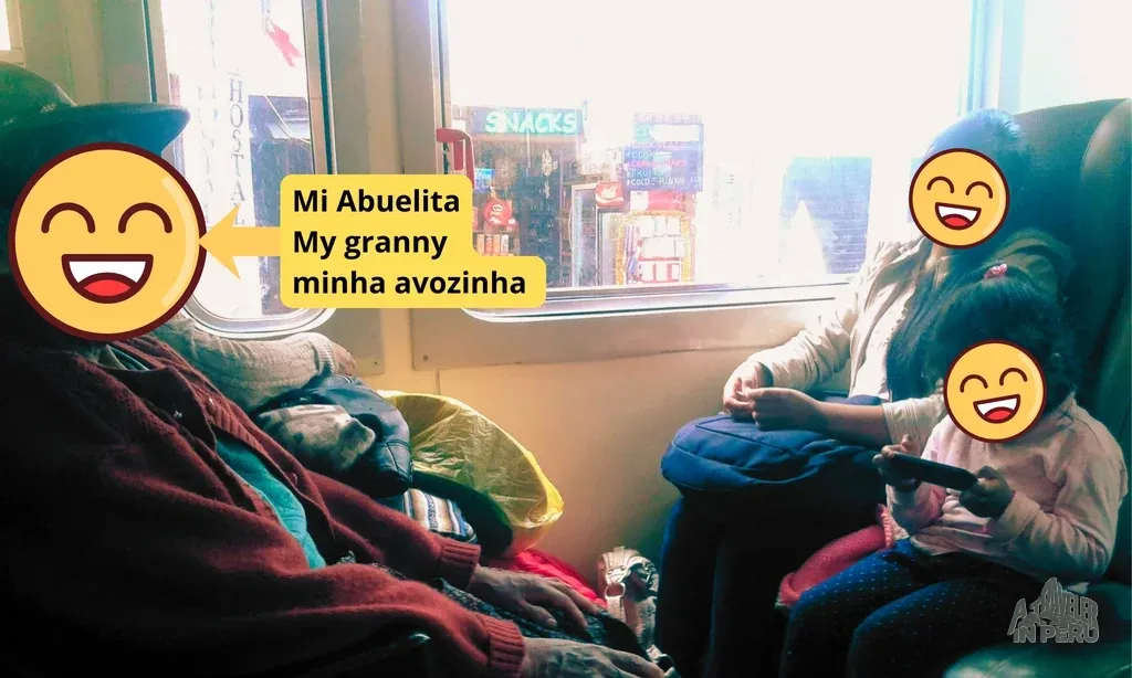 Junto a mi abuelita